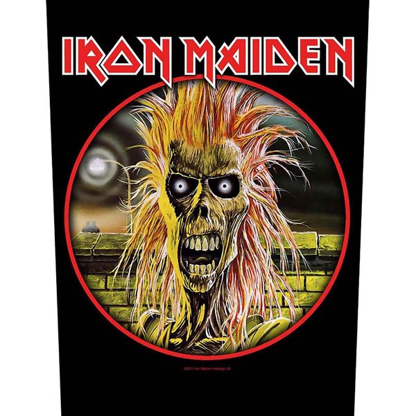 Iron Maiden - Logo - Patch RO3319 (Taglia Unica) (Nero/Giallo/Rosso)-image