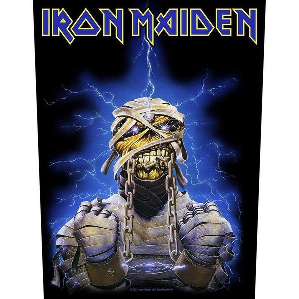 Iron Maiden - Toppa "Powerslave"" RO4476 (Taglia Unica) (Nero/Blu)"-image