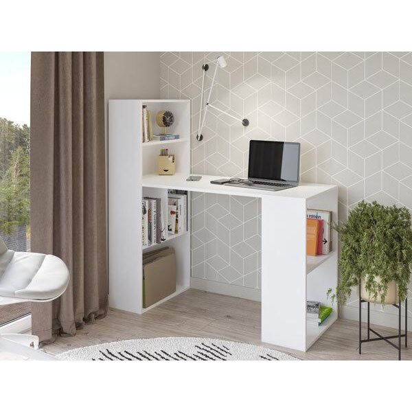Scrivania Wels 120X52X121Cm Bianco-image