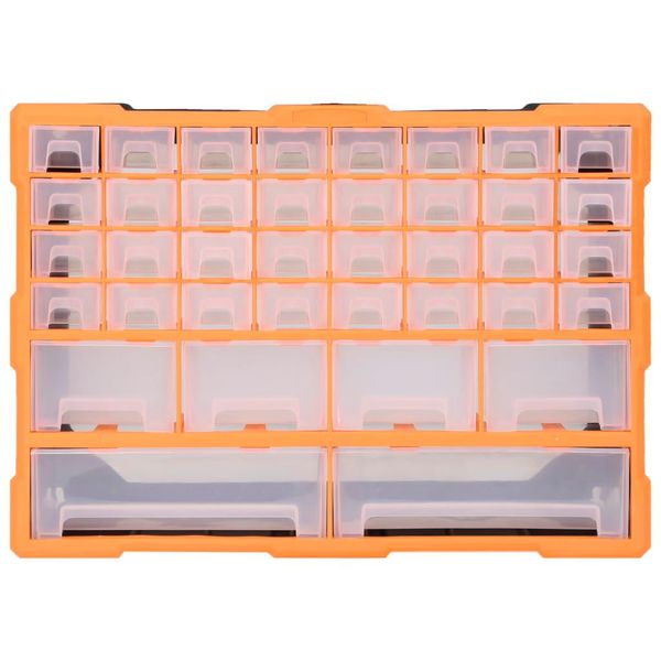 Vidaxl Organizzatore Multi-Cassetto Con 38 Cassetti 52X16X37,5 Cm-image