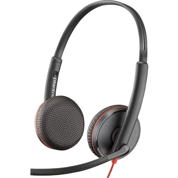 Hp Poly Blackwire C3225 Stereo USB-C Headset (Pack) - Con Cavo - Ufficio/Centro Chiamate - 20 - 20000 Hz - 164,2 G - Cuffie - Nero-image