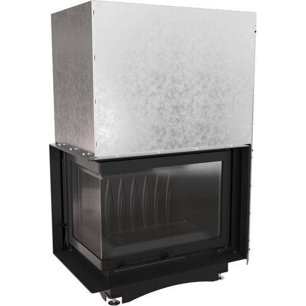 Inserto Per Caminetto In Ghisa Kratki Maja Sinistro 8 Kw Ø 150 Con Porta Scorrevole-image