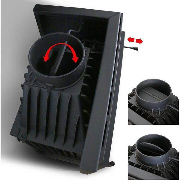 Inserto Per Caminetto In Ghisa Kratki Zuzia Eco Deco Destro 12 Kw Ø 150-image