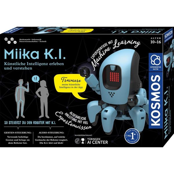 Kosmos Miika Ki, Experimentierkasten, Experimente, KüNstliche Intelligenz, Roboter, Baukasten, 620899-image