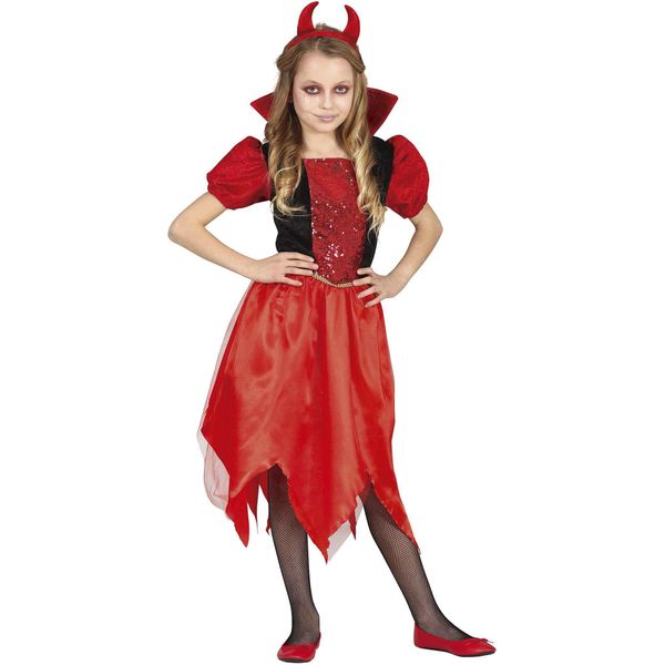 Guirca Costume Da Diavoletta 10-12 Anni 10-12 Anni-image