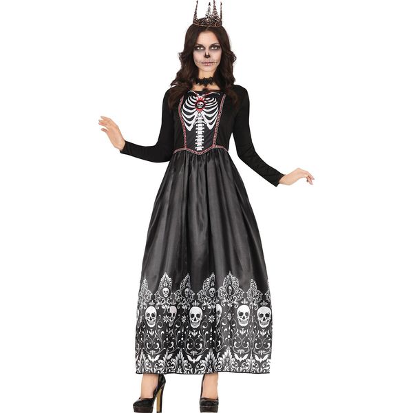 Guirca Costume Da Donna Scheletro Reale S S-image