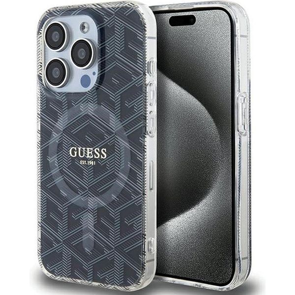 Guess Guhmp15Xhgcustgk Custodia Rigida Per Iphone 15 Pro Max 6.7 Czarny/Nero Iml Gcube Magsafe-image