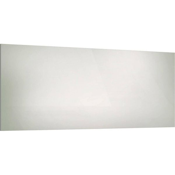 Dmora Specchio Ayana 2X65H Cm Bianco Bianco Lucido, Materiale Struttura In Vetro Italy-image