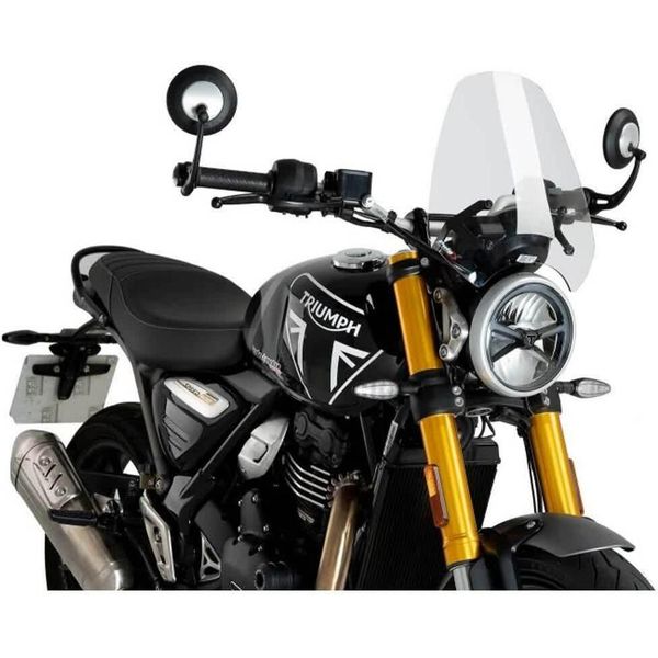 Cupolino Puig Naked Sport Trasparente Omologato Abe Per Triumph-image