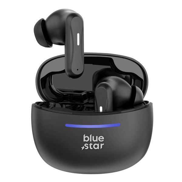 Blue Star, Cuffie In-Ear Bluetooth Impermeabili IPX4 4,5 Ore Di Autonomia, Nero-image