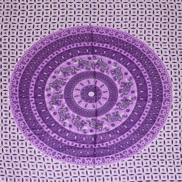 Sarong Pareo Gonna Avvolgente Telo Mare Stola Scialle Sciarpa Costumi Da Bagno 140X120 Cm, Viola-image