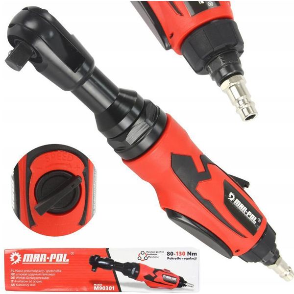 Avvitatore A Cricchetto Ad Aria Compressa 1/2" 130 Nm Avvitatore A Cricchetto Ad Aria Compressa Compatto E Leggero"-image