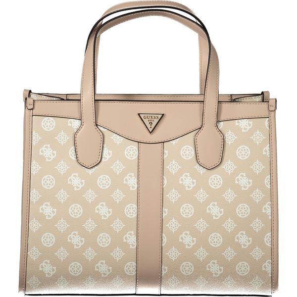 Borsa Da Donna Rosa Con Tracolla E Dettagli A Contrasto - Eleganza Pura-image