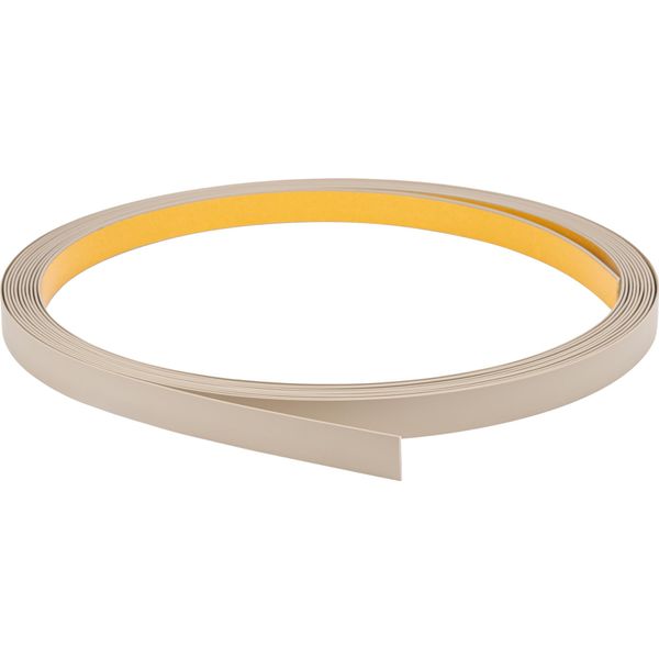 Quest Pvc Rigido 20 Mm, 10 M Profilo Piatto Con Adesivo Per Rivestimenti E Coperture, Beige-image