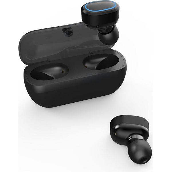 T16 Tws Auricolare Bluetooth 5.0 Wireless Sport Stereo Cuffie A Lungo In Standby Con Microfono Custodia Di Ricarica Nero-image