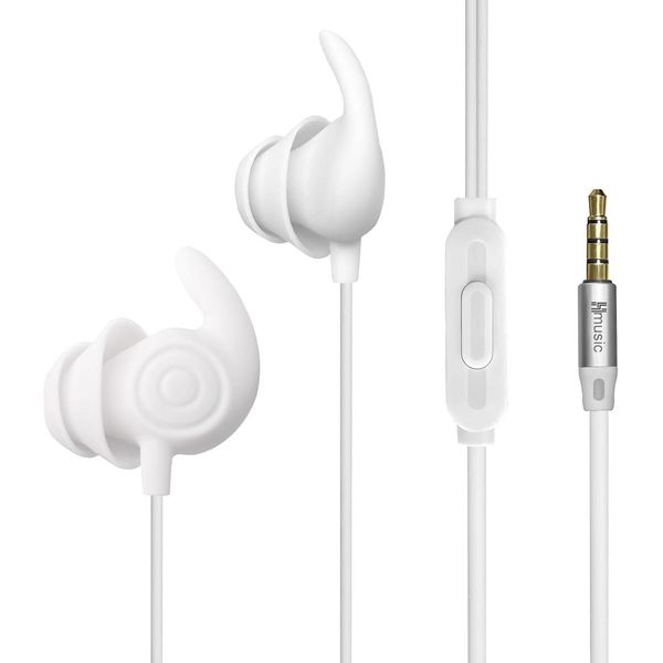 Cuffie Leggere Per Dormire Con Tappi Ergonomici, Riduzione Del Rumore, Controllo In Linea, Portatili E Ideali Per Chi Dorme Di Lato E Per Ascoltare La Musica.-image