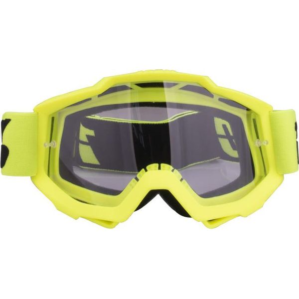 Occhiali Moto Equitazione Fuoristrada Occhiali Sport All'aperto Occhiali Sabbia Antivento Giallo Fluorescente Trasparente-image