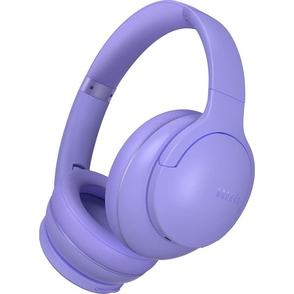 Doqaus Cuffie Senza Fili Bluetooth, Fino A 90 Ore, Over-Ear, 3 Modalità Eq, Hifi Stereo, Microfono Incorporato, Pieghevoli, Viola-image