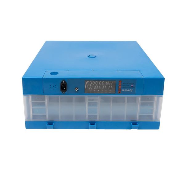Incubatrice Per Uova, Dispositivo Automatico Di Rotazione Delle Uova, Controllo Della Temperatura Regolabile, Blu-image
