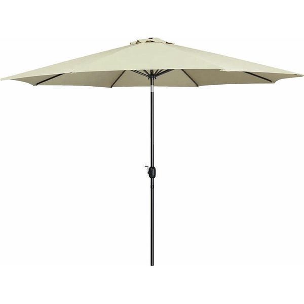 Ombrellone Marbueno Acciaio 8 Montanti D270 Cm Poliestere Beige Giardino 10483-image