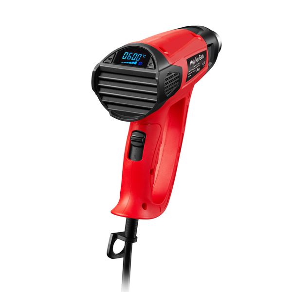 Pistola Termica 1800W Con Display Lcd – 600°C – 4 Ugelli – Delphi Tools Con Valigetta-image