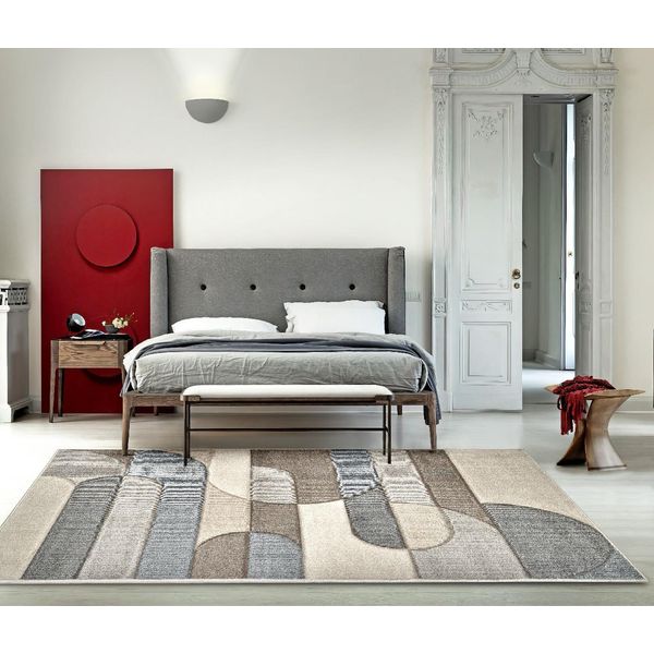 Tappeto Funny 200X290 Cm GREY-BEIGE | Galleriafarah1970-image