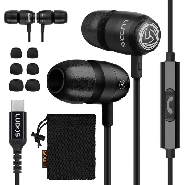 Clamor 2 Pro Cuffie Usb C Auricolari Di Tipo C Con Microfono In-Ear Con Cavo Per Ipad Pro Per Iphone 16 15 Pro-image