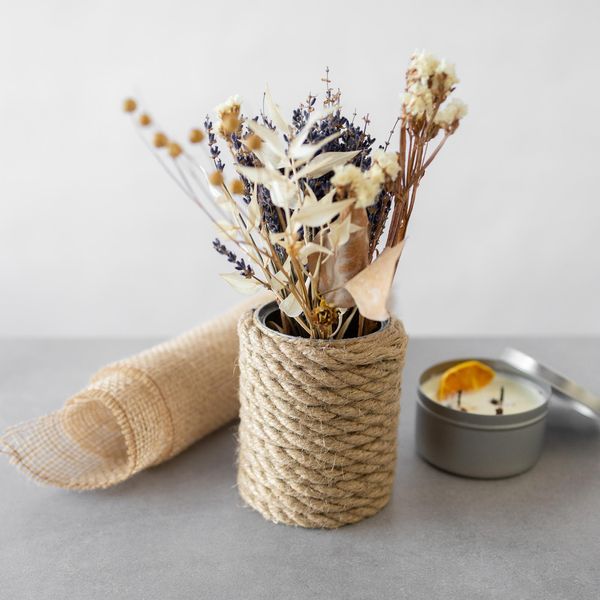 Creative Deco Corda Di Iuta 35M | Spessore 10Mm | Spago Forte Durevole | Naturale, Spago Per Decorazioni Fai Da Te, Giardinaggio, Tiragraffi Per Gatti-image