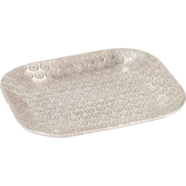 Vassoio Portacandele Scandinavo Janshir Argento 28Cm Quadrato-image
