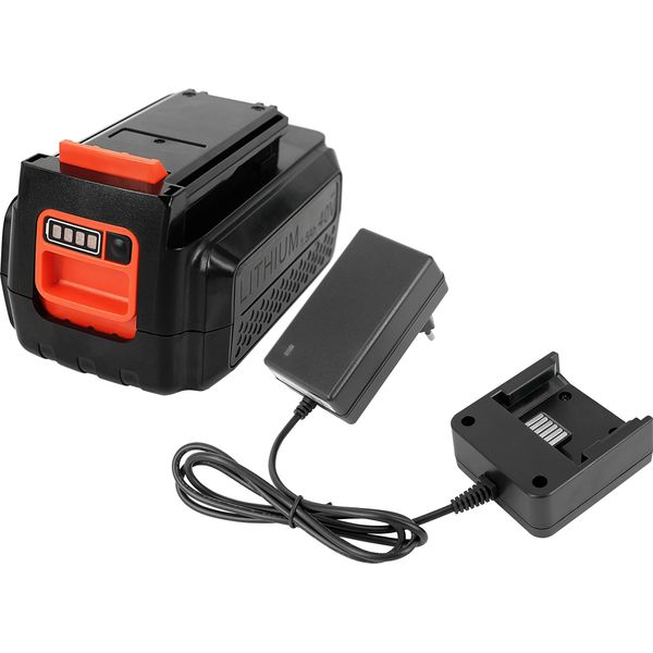 Batteria E Caricabatterie Powersmart 2Ah 36V Per Black & Decker Glc 3630 Gwc 3600 LHT2436 LBXR36 BL2536-image