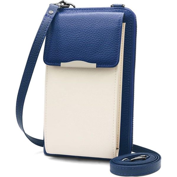 Borsa A Tracolla Da Donna Portafoglio Rfid Da Donna Con 18 Scomparti Per Carte Di Credito Piccola Borsa Per Cellulare Con Portafoglio Per Telefoni Cellulari Di Dimensioni Inferiori A 7,2""-image