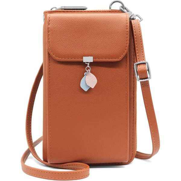 Portafoglio Con Protezione Rfid Borsa Da Donna A Tracolla Piccola Borsa Per Cellulare Crossbody Borsa Per Cellulare A Tracolla Portafoglio Con 10 Slot Per Carte Di Credito-image