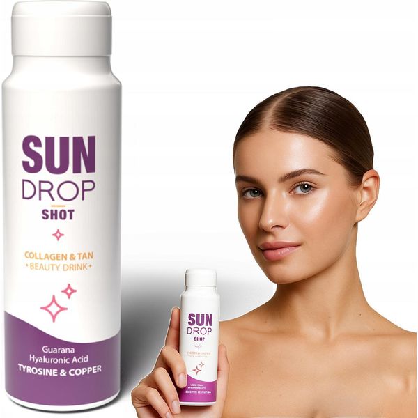 Bevanda Di Bellezza Collagen & Abbronzatura Sun Drop Con Guaranà 80Ml-image