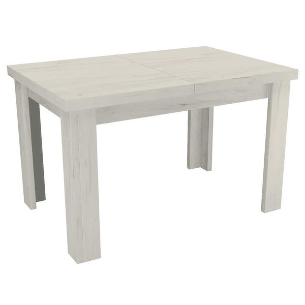 Tavolo Da Pranzo Allungabile Aricod - Rovere Kraft Bianco-image