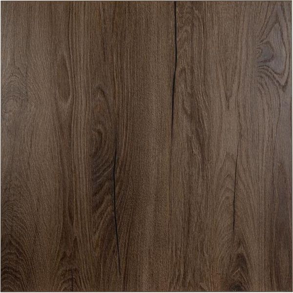 Kolm Piano Laminato In Rovere Cioccolato 90 X 90 Cm Per Scrivania, Tavolo, Tavolino-image