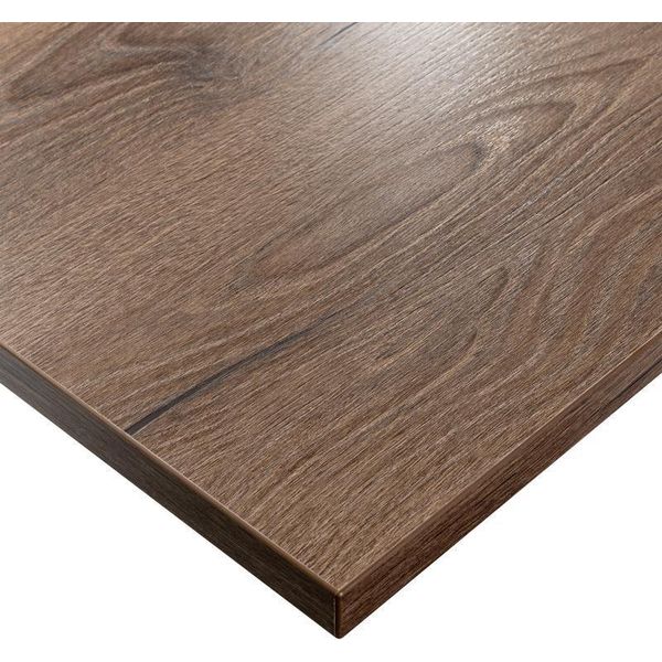 Kolm Piano Laminato In Rovere Cioccolato 160 X 80 Cm Per Scrivania, Tavolo, Tavolino-image