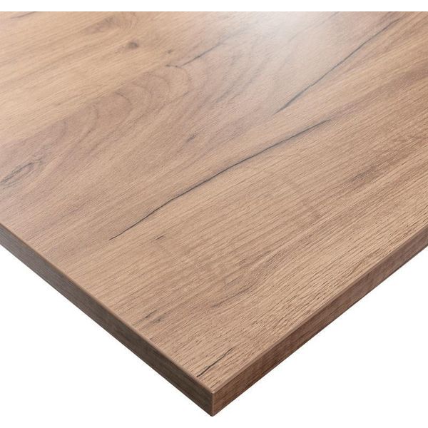 Kolm Piano Laminato Rovere Craft 90 X 90 Cm Per Scrivania, Tavolo, Tavolino-image