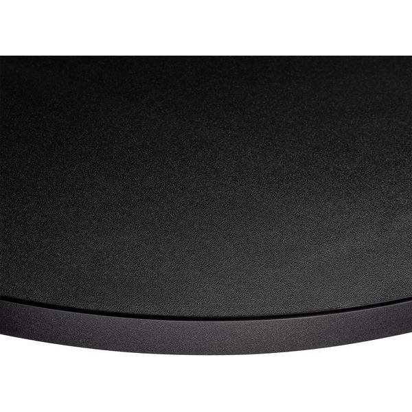 Kolm Piano Laminato Nero Rotondo Diametro 50 Cm Per Scrivania, Tavolo, Tavolino-image