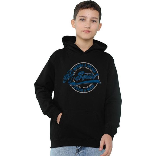 Alla Ricerca Di Nemo - Felpa Con Cappuccio "Catch A Wave"" Per Bambini TV22233 (152-158) (Nero)"-image