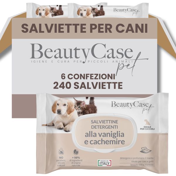 Salviette Detergenti Animali Vaniglia & Cachemire - 240Pz-image