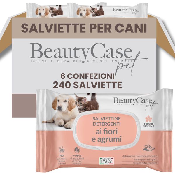 Salviette Detergenti Animali Ai Fiori E Agrumi - 240Pz-image