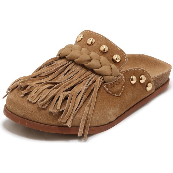 N7505 Sabot Donna Emanuelle Vee Woman Vintage Effect Studs Slippers-image