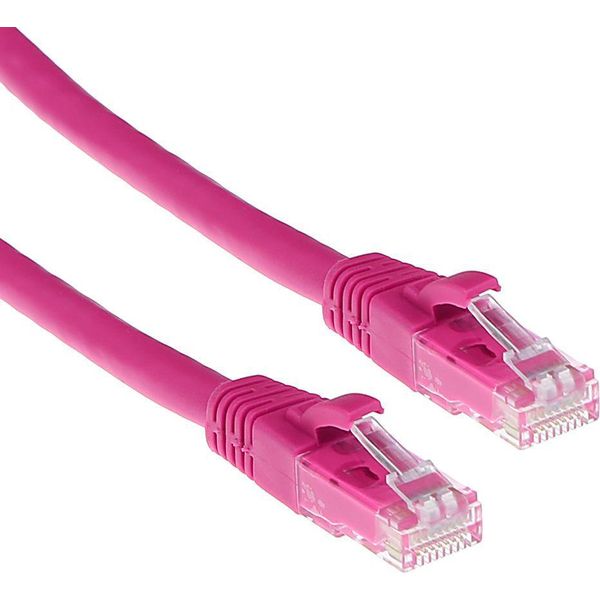 Act Rosa 3 Metri Di Cavo Patch U/Utp CAT6 Snagless Con Connettori RJ45. Cat6 U/Utp Snagless Pk 3,00M (IS1803)-image