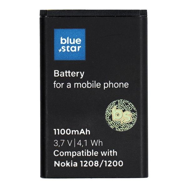 Bluestar Ricaricabile Telefono Batteria Di Ricambio Nokia 1100 1200 Li-Ion 1100 Mah Analog BL-5CA-image