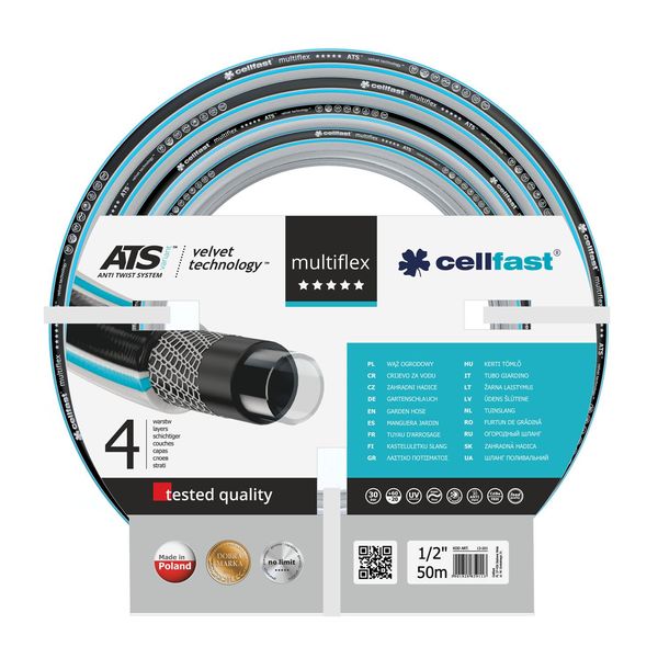 Cellfast - Tubo Da Giardino - Multiflex Ats Variant™ Vt - 1/2" - 50 M"-image