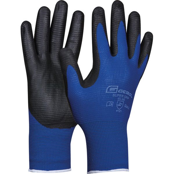 Guanto Gebol Super Grip 709286 Taglia 10 1Pair Blu/Grigio-image