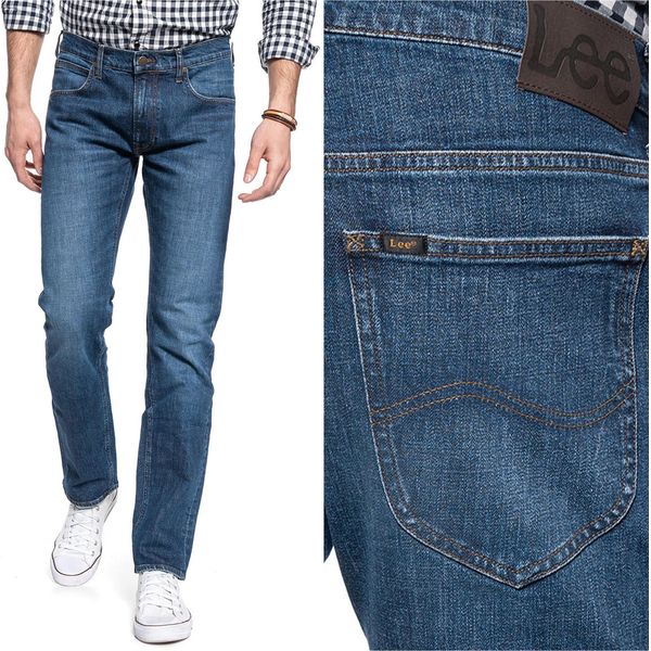 Lee, Jeanshosen, Vestibilità Dritta, Daren Zip Fly, W38 L32, Blau, Jeans, Baggyjeans, Buggy-image