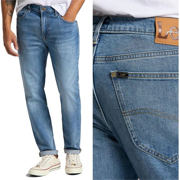Lee, Jeanshosen Da Uomo, Vestibilità Dritta, Austin, W33 L32, Blau, Jeans, Baggyjeans, Buggy-image