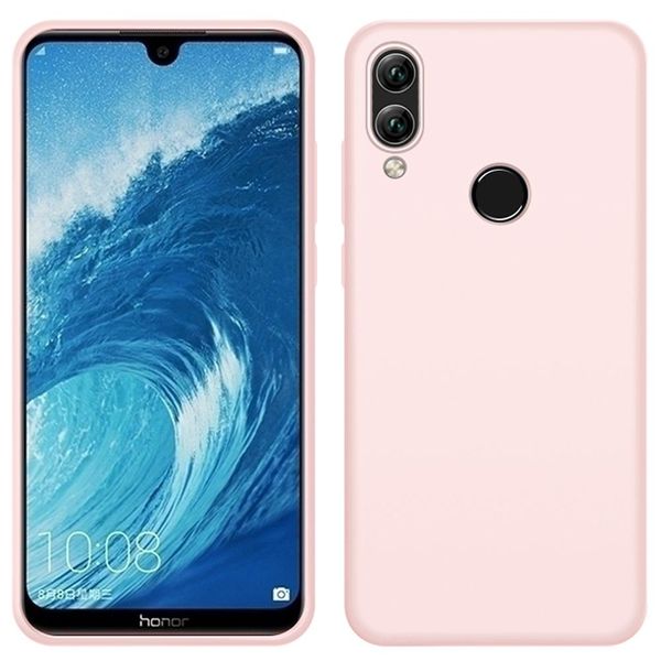 Custodia Huawei Honor 8X Max, Custodia Protettiva In Silicone Liquido Antiurto E Antigraffio Per Huawei Honor 8X Max Rosa-image
