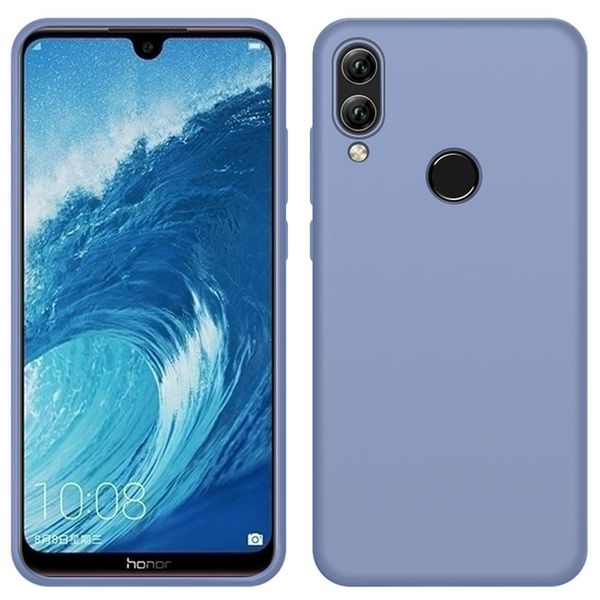 Custodia Huawei Honor 8X Max, Custodia Protettiva In Silicone Liquido Antiurto E Antigraffio Per Huawei Honor 8X Max Grigio-image